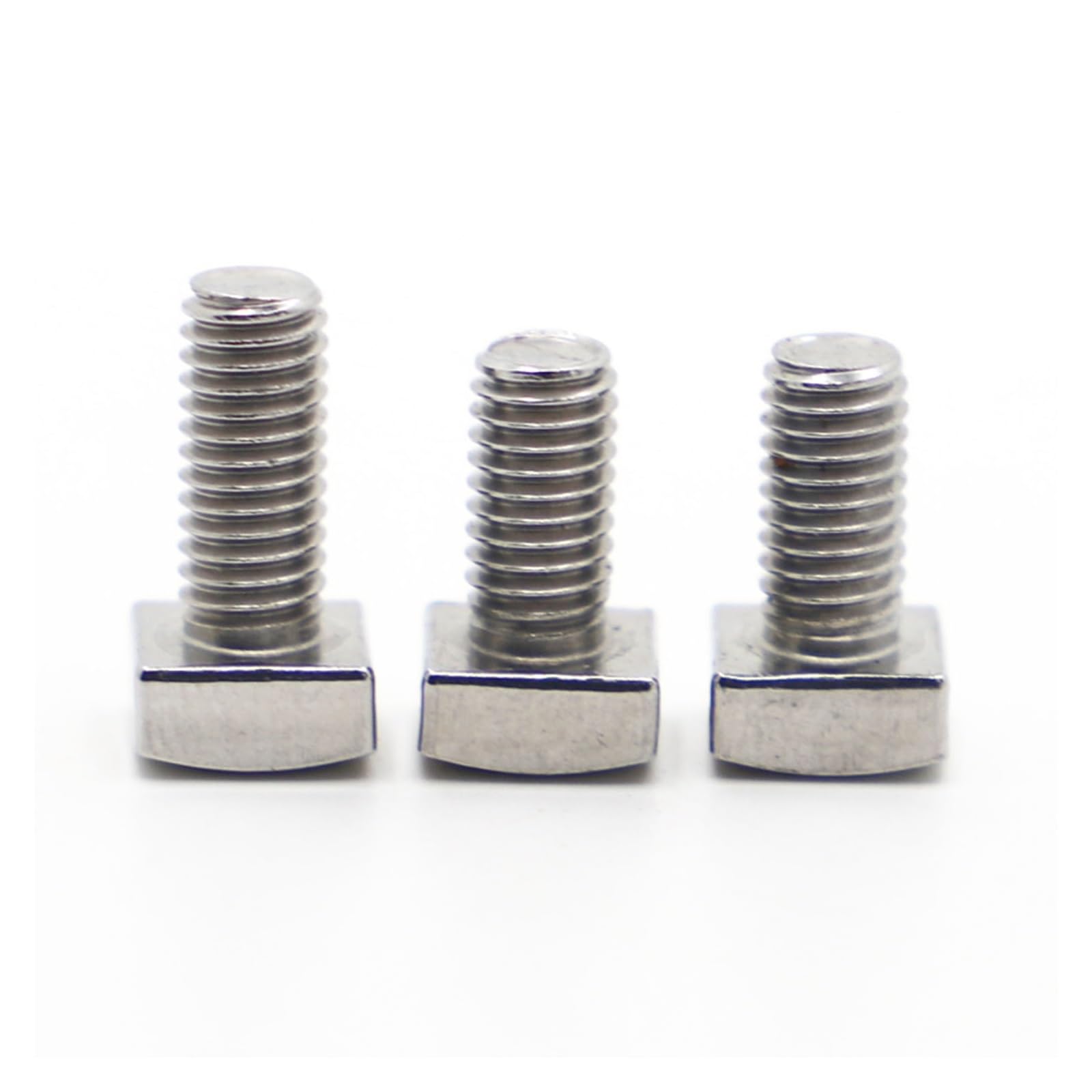 10 pz 304 Viti a Testa Quadrata in Acciaio Inox Bulloni M5 M6 M8(25mm,M8 10pcs)