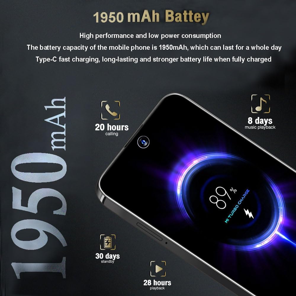 Hipipooo Super petit ini sartphone 3G téléphone portable 1G 8G 5