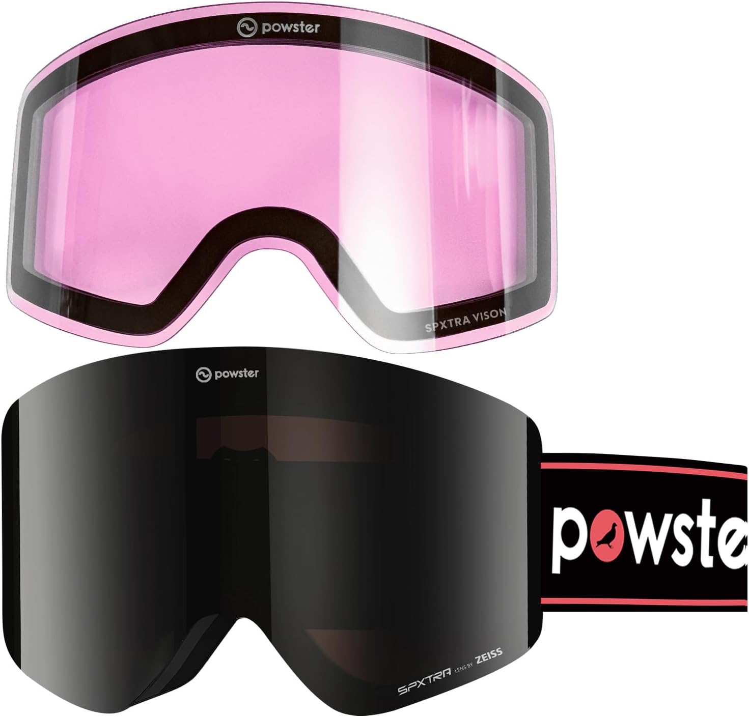 Amazon | [Powster] スキー スノーボード スケート ゴーグルSPXTRA技術
