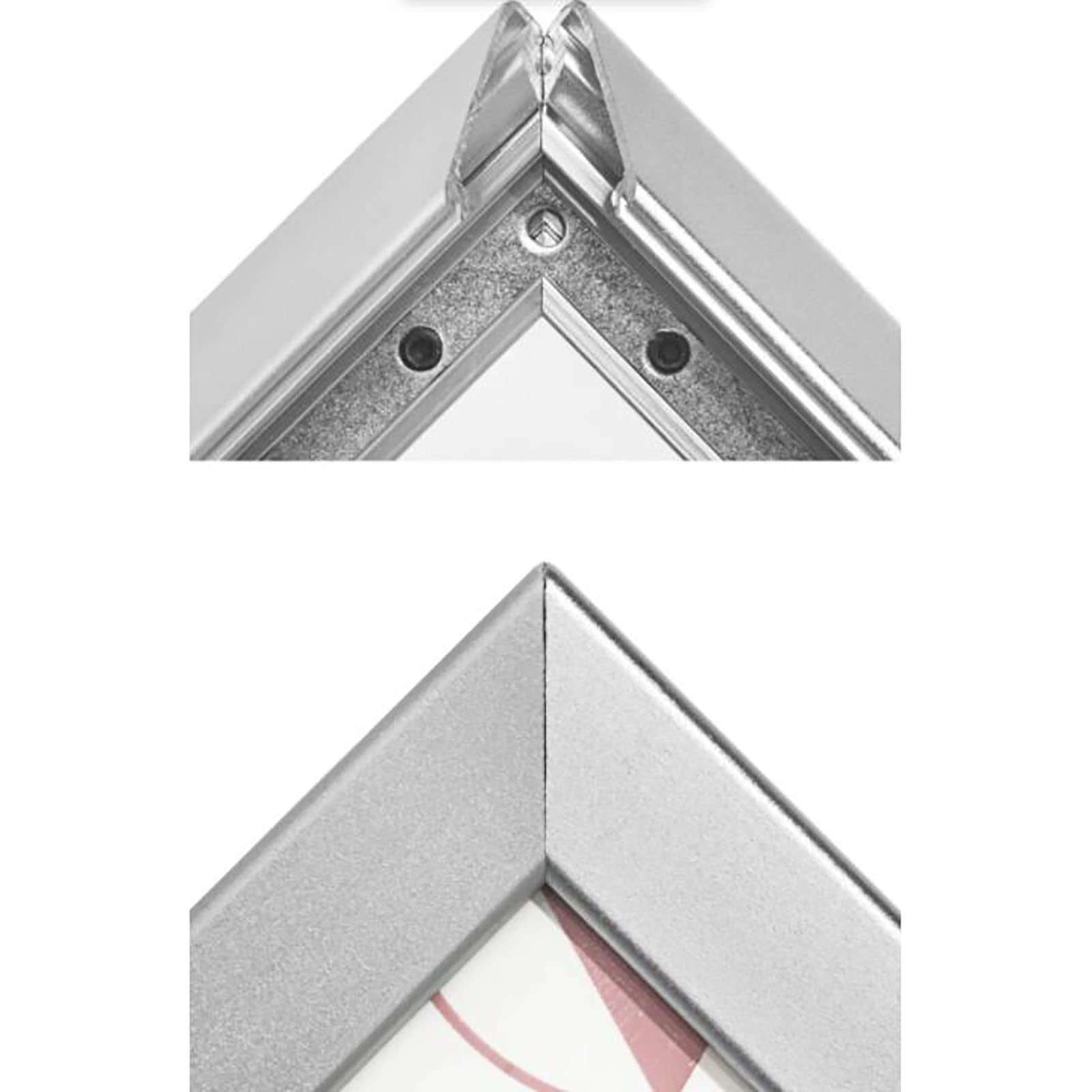 Soportes de Suelo para Carteles A3, Soportes de Pedestal para Carteles, Soportes de aleación Resistentes, Marcos para Carteles con Apertura a presión y ángulo de visión ajustabl, A4