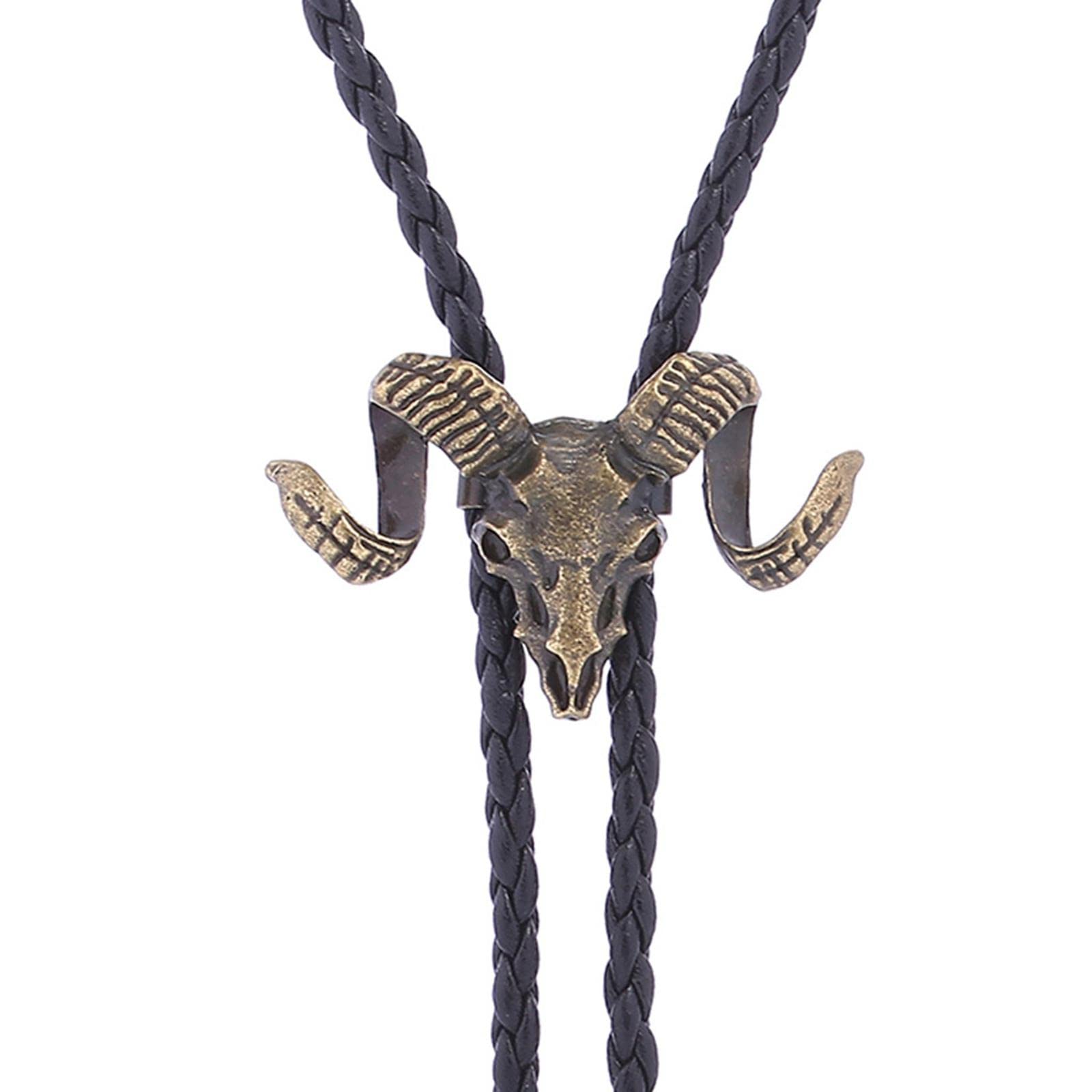 calandis CALANDIS® Goat Western Bolo Tie Cowboy Necktie Costume Men Women Bronze | Costume Accessories | Accessories | Costumes, Reenactment, Theater-picture-56