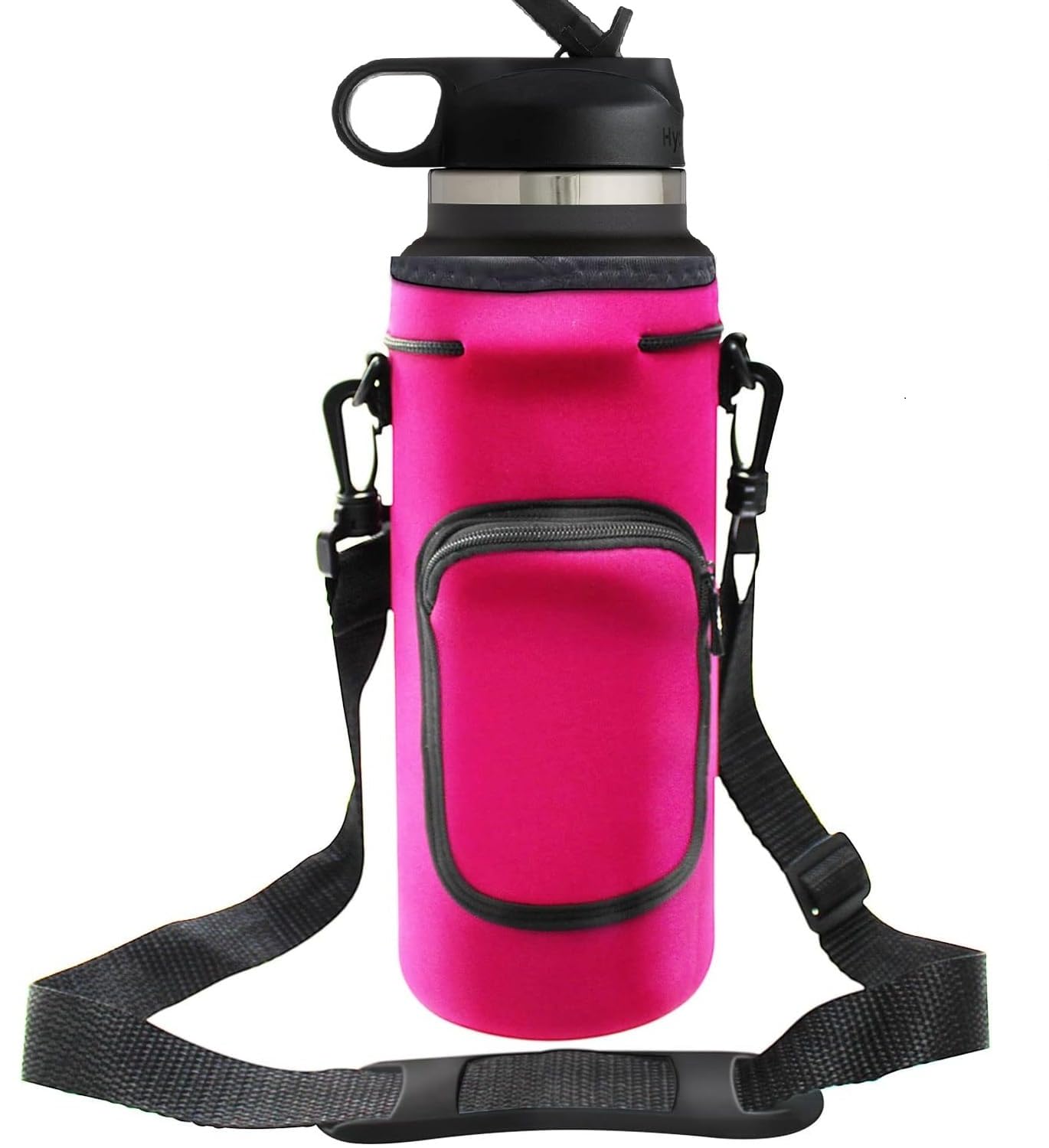 AF-WAN Neoprene Carrier Water Bottle Insulation Sleeve -Waterproof, Anti-Slip, and Anti-Scratch Pouch with Shoulder Strap, Perfect fit for Hydro Flask