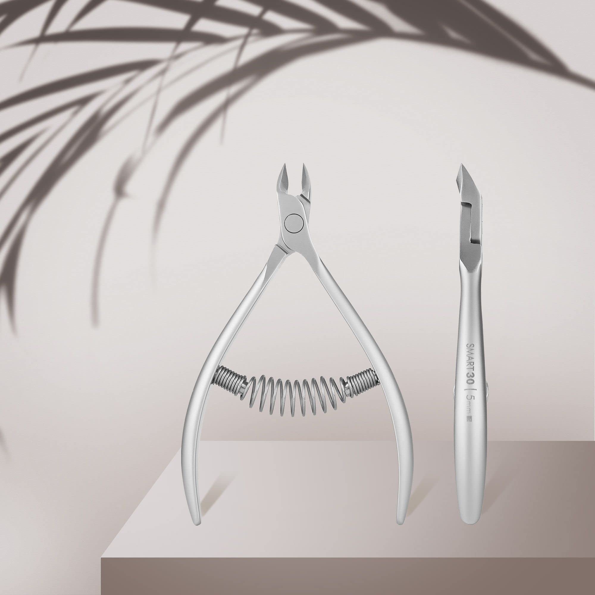 STALEKS PRO by Natury Nails Pinza professionale per cuticole 5 mm. Acciaio inossidabile (Smart 30-5mm)