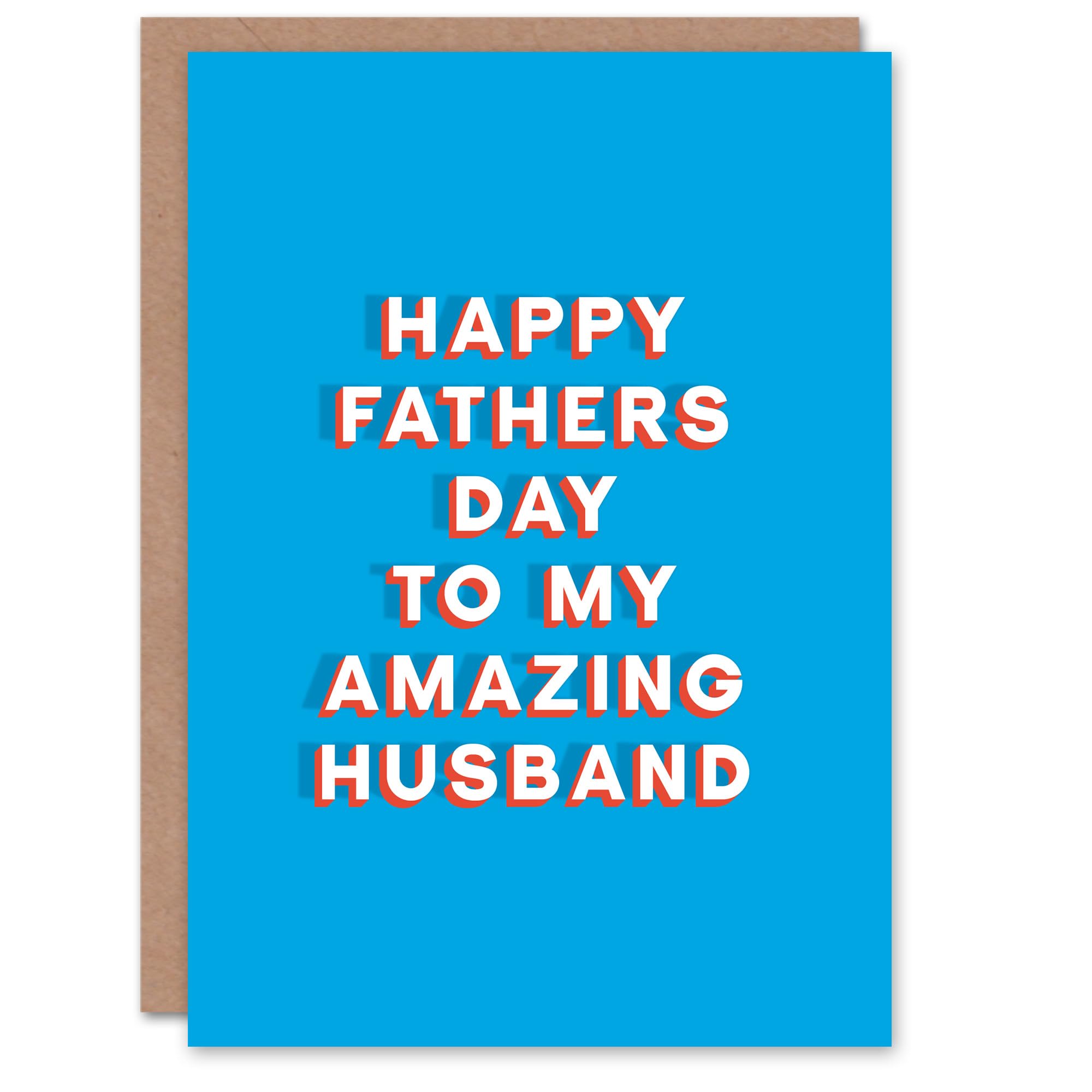 Artery8 Father's Day Card To My Amazing Husband Sincere Loving Thoughtful For Him Dad Father Greeting Card