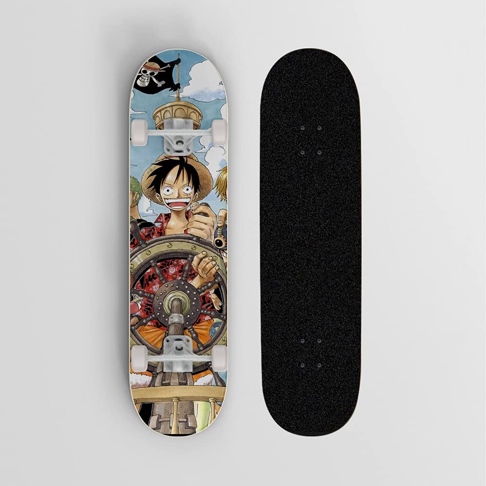Buy ONE PIECE Monkey D. Luffy Roronoa Zoro Anime Skateboard, Pro