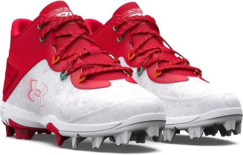 Miniatura 2 de Under Armour Harper 8 Mid TPU Jr - Tenis de béisbol unisex para niños
