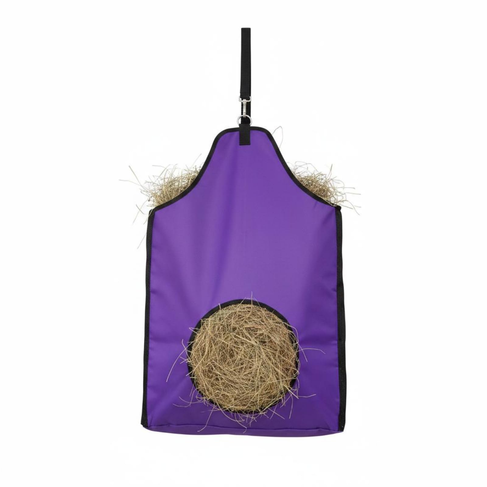 Mesh Hanging Hay Net Long-Lasting Perforated Hay Feeder Bag Easy to Fill Large Capacity for Riders, Stable, Barn | Sporting Goods | Outdoor Sports | Equestrian-image-13