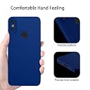 Pikkme Mi Redmi Note 5 Pro Back Cover Soft Matte Liquid Silicone TPU | Camera Protection | Shockproof Slim Back Case for Mi Redmi Note 5 Pro (Blue) gallery image