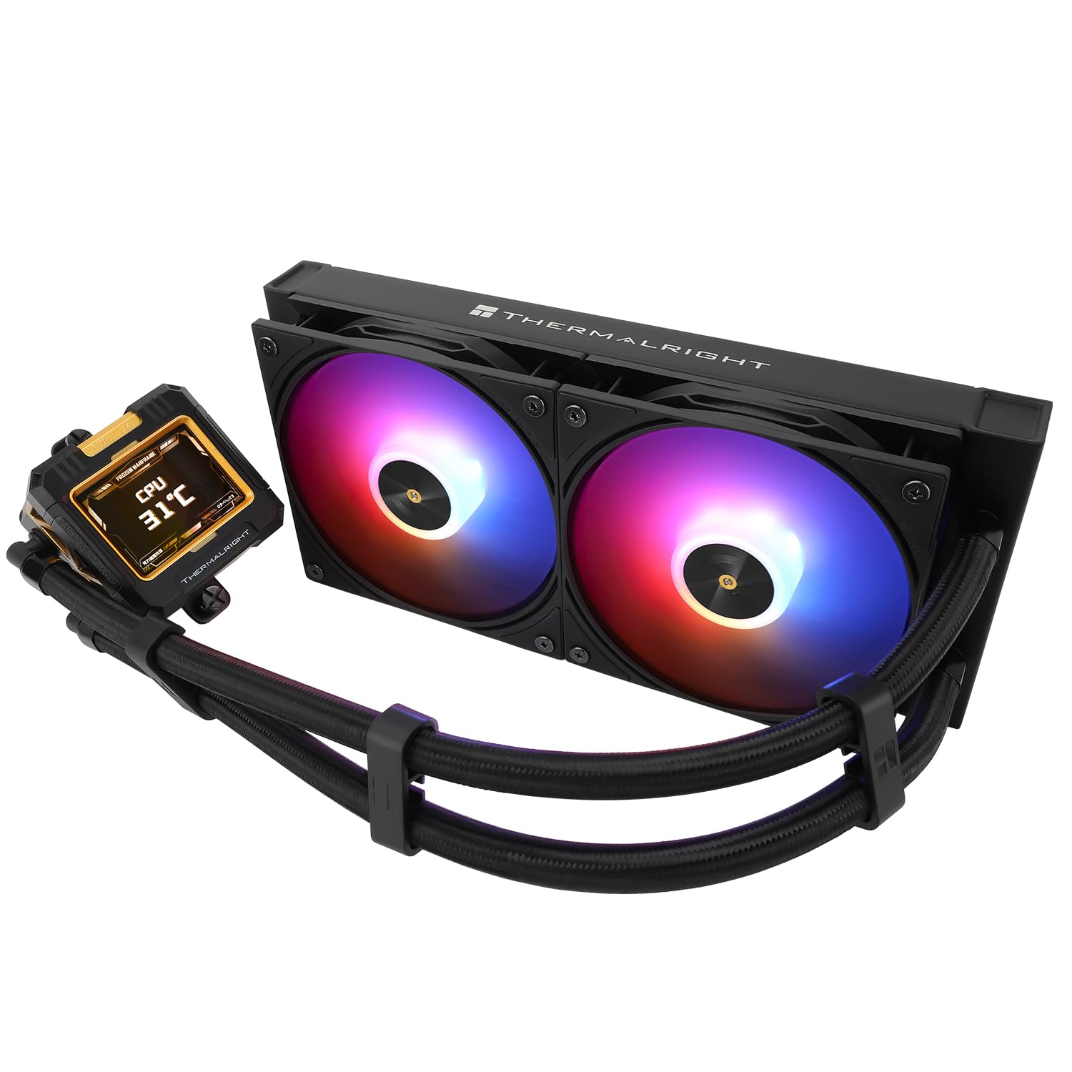 Thermalright Frozen Warframe 240 Black ARGB-240mm AIO CPU Liquid