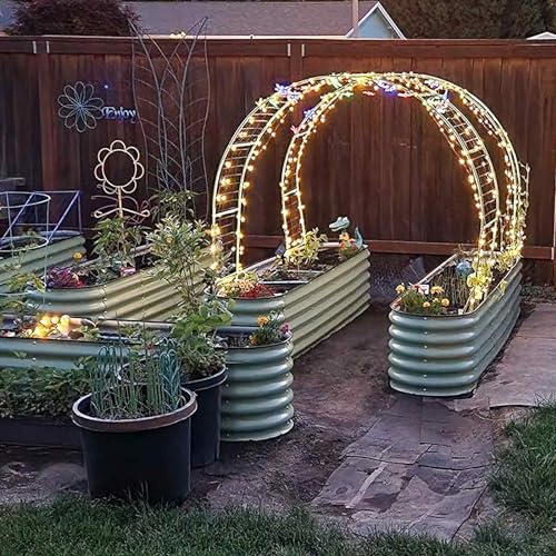 Arche de Jardin en métal à haute résistance mécanique pour aménagement durable - 4