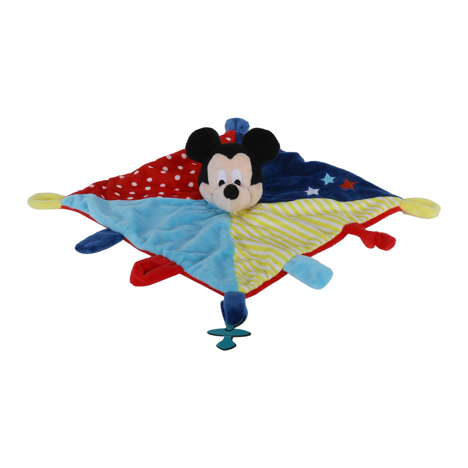 Disney Plush Mickey 3D Doudou Soft Stuffed Toys for Kids Boys Girls Age 3 Years and Above Multicolor (Mickey)