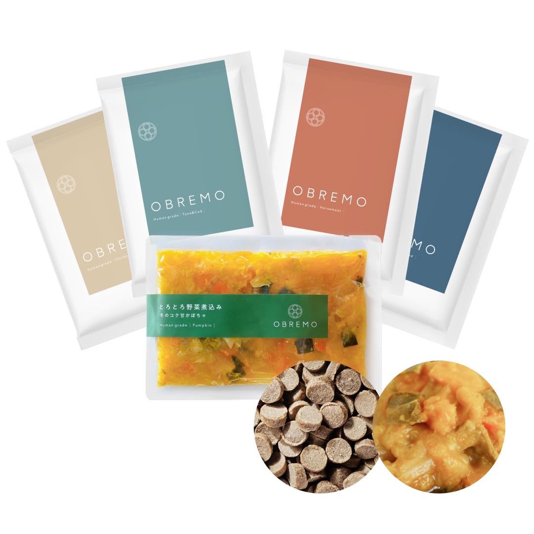 スズさま専用ページ　OBREMO Amazon.co.jp: OBREMO オブレモ ドッグフード お試し5種類セット お