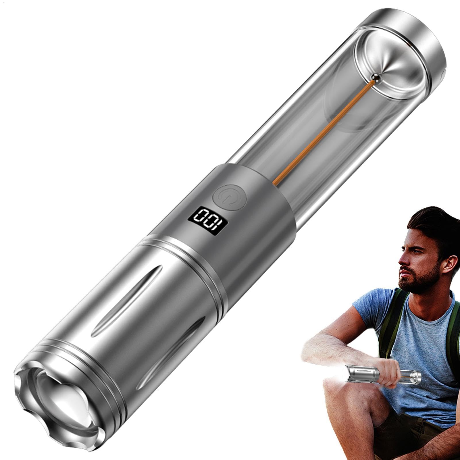 Lampe torche d'extérieur étanche pour vos soirées de camping et sorties pêche - 8