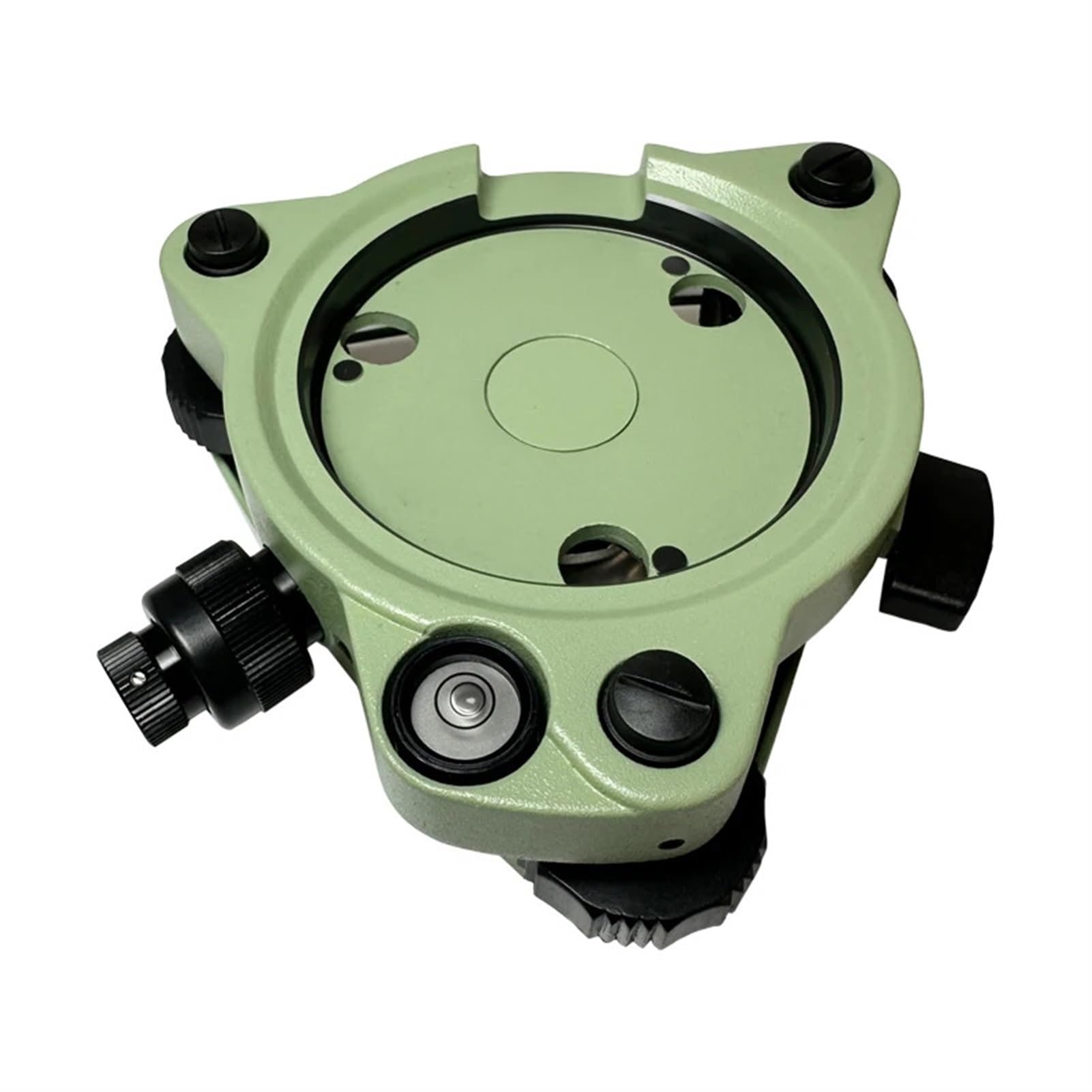 Three-Jaw Green Tribrach Adapter with Optical Plummet for Top-con Total Station Surveying Instruments GPS