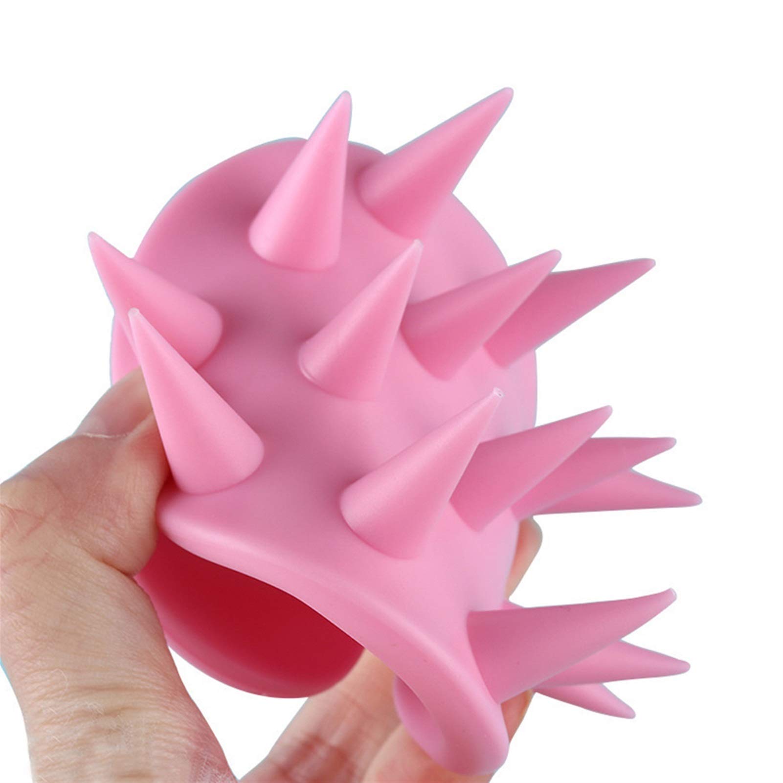 Cepillo de Ducha para Limpieza Masajeador de Cabello de Silicona Peine de champú Cepillo de Masaje de baño Masajeador de Cuero cabelludo Cepillo de Ducha de Cabello Peine Herramienta de CUID