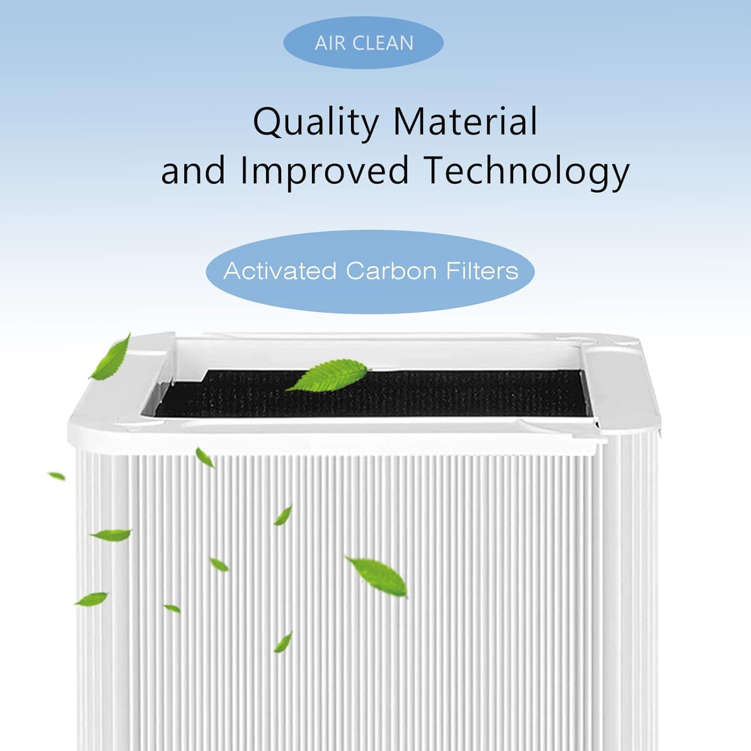 Marque Vhbw Qualité Filtre à Air Vhbw Compatible Blueair Blue Pure Auto211 – Multicouches (préfiltre, HEPA, Charbon Actif) – Lavable Filtre à Air Multicouche