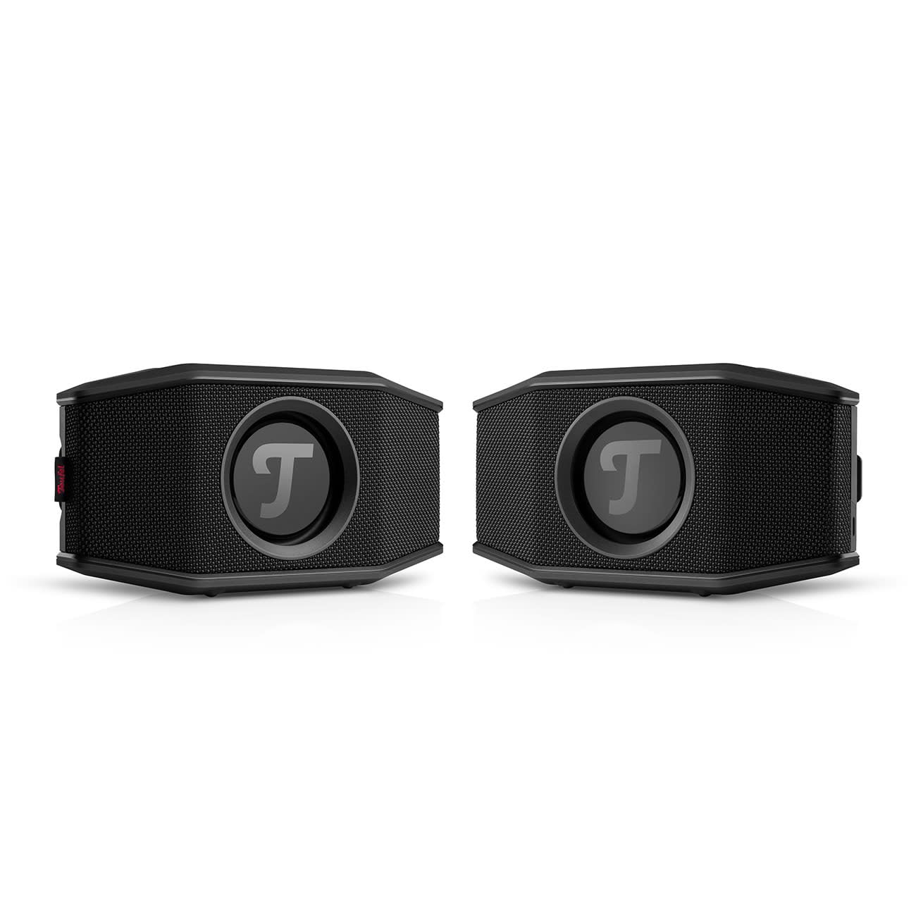 Głośnik Bluetooth Teufel ROCKSTER GO 2 - Stereo Set, głośnik bezprewodowy z klasą wodoszczelności IP67, wodoodporny, szybkie ładowanie,playtime 28 h, karta dźwiękowa USB, przenośny (Night Black)