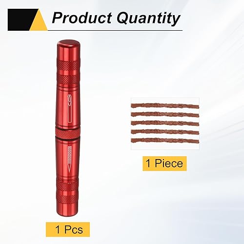 Miniatura 3 de HARFINGTON Kit de reparación de neumáticos de bicicleta sin cámara, herramienta de parche para reparación de pinchazos planos con herramienta de