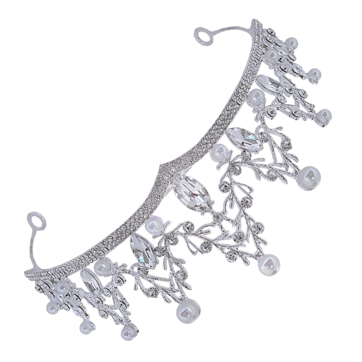VICASKY 4 Pezzi per Cerchietto Sposa e Tiara Nuziale in Accessorio per Compleanni e Addio Nubilato