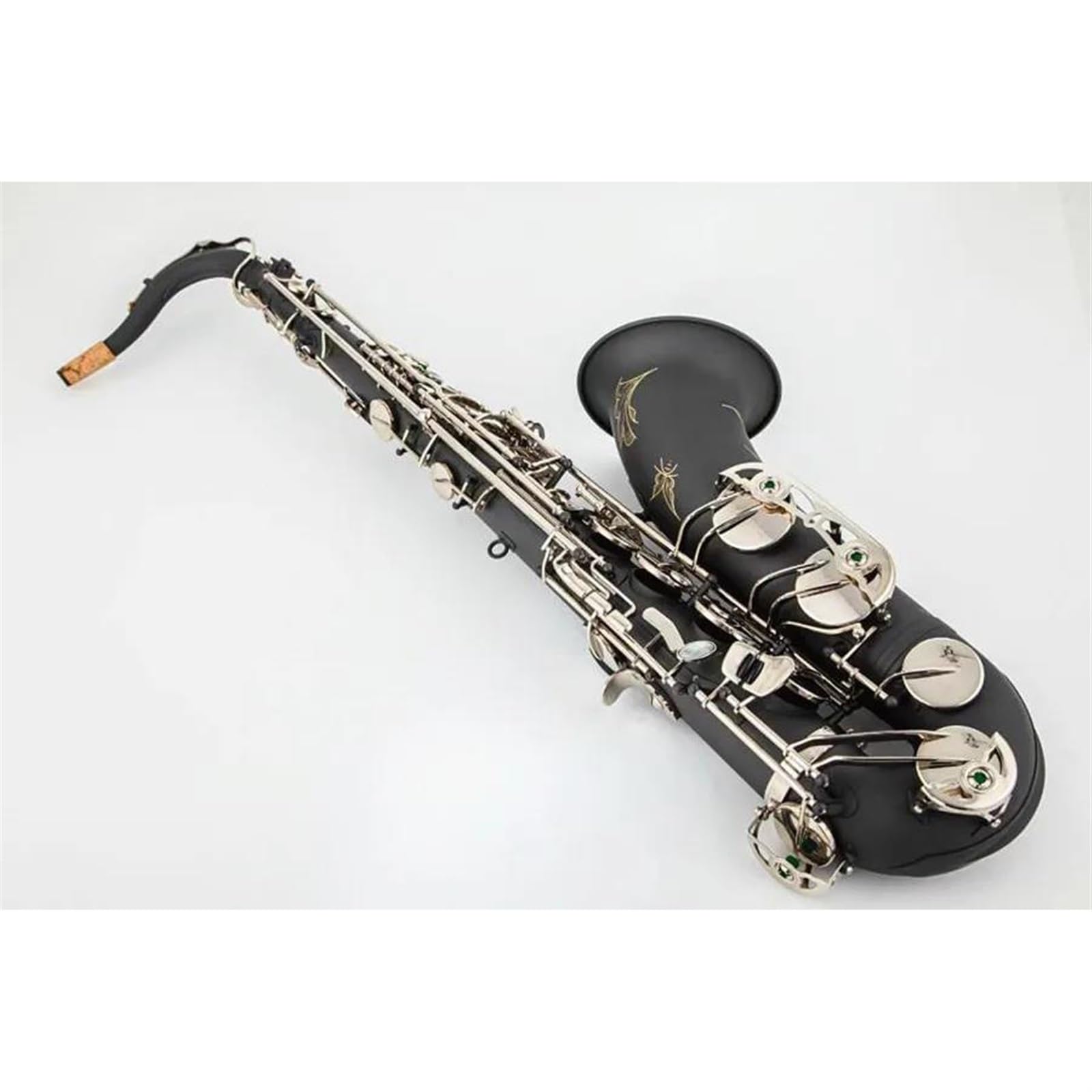 Saksofon Saksofon Tenorowy B Flat Black Profesjonalny Instrument Muzyczny Grający Na Saksofonie Z Etui