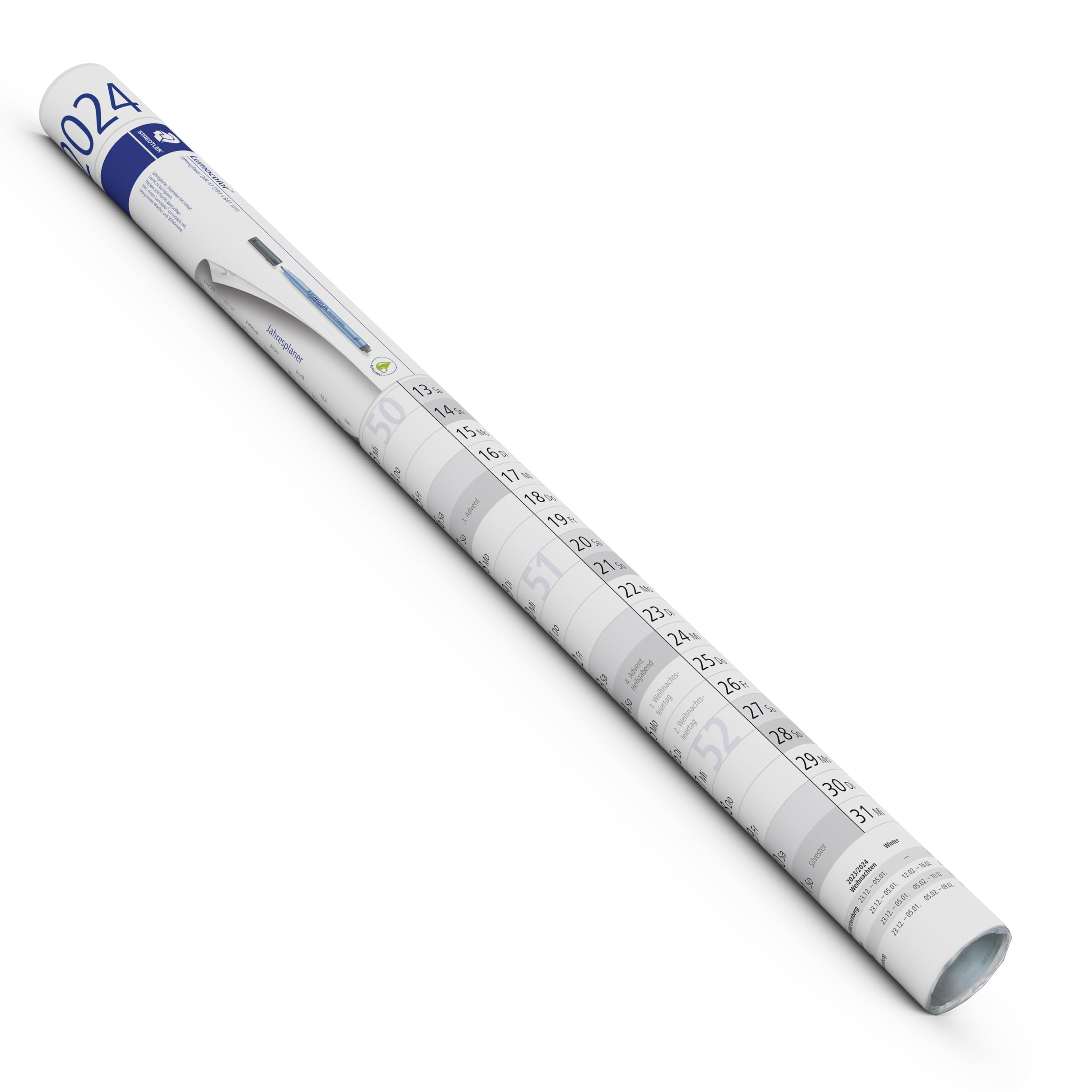 Staedtler Lumocolor© Planner 2018 - Wipeable 84 x 60 cm, Jahresplaner, 1 x - Image 4
