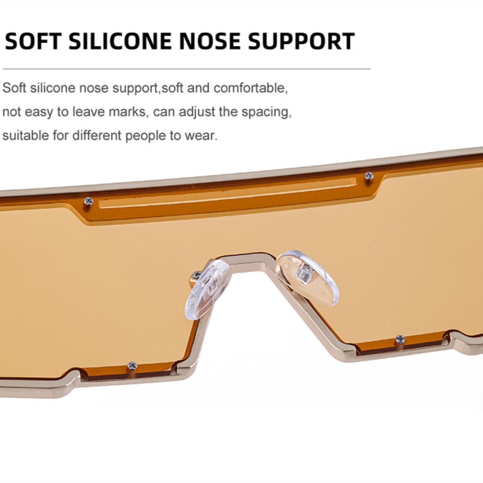 Gafas de sol vintage de metal punk con protección UV400