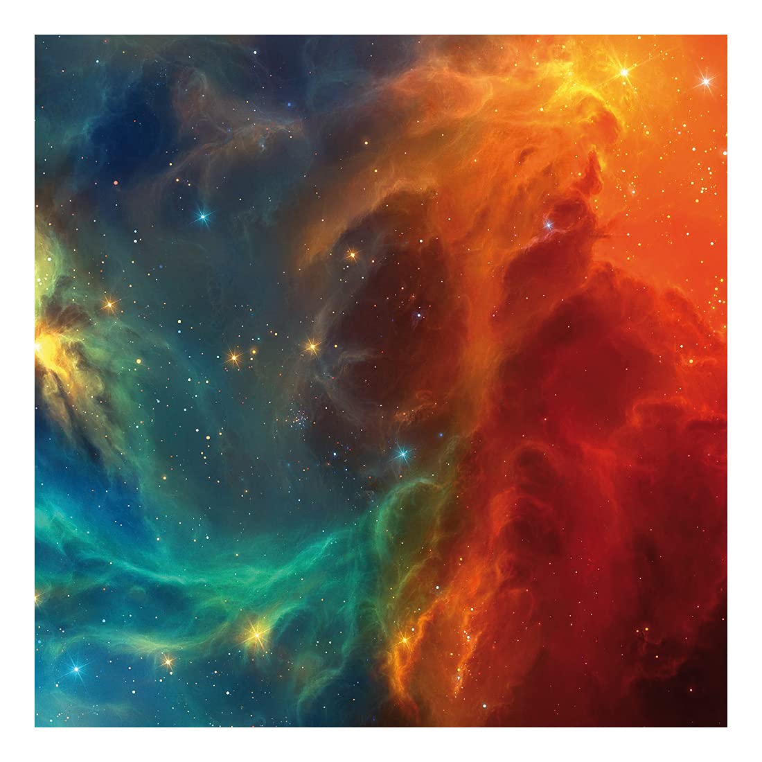 Frikigames Nebula Play Mat 3 x 3 ft (91.5 x 91.5 cm) for Miniature Games Space PlayMat
