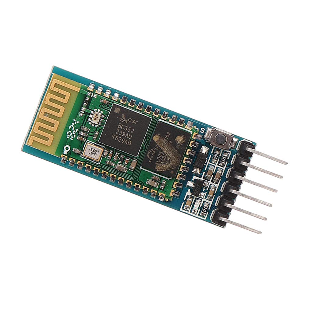 GlobalNiche® HC-05 with Bottom Plate Master and Slave Integrated Bluetooth Module Wireless Serial Port Transmission Module