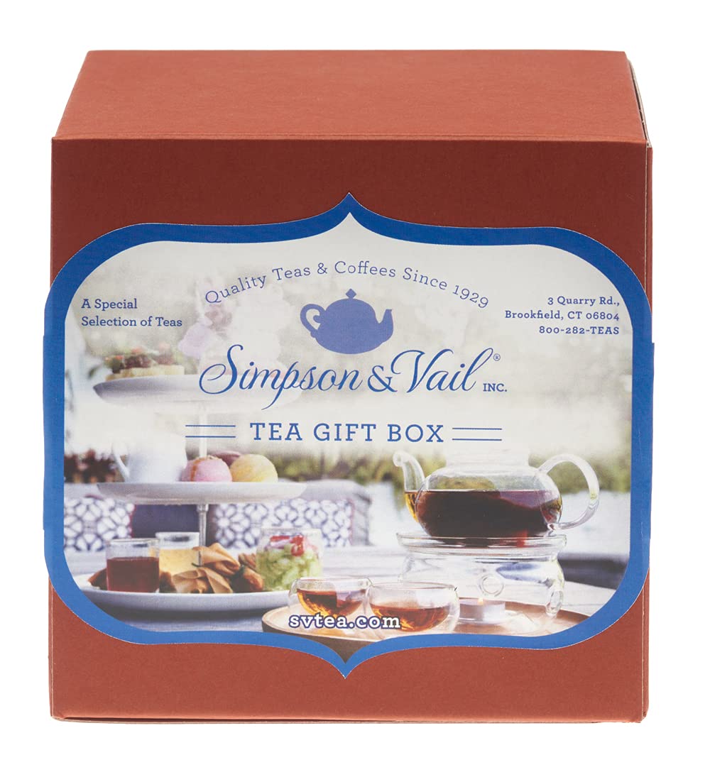 Simpson & Vail, Flavored Black Tea Sampler Giftbox - Loose Leaf Tea (10 Packages)