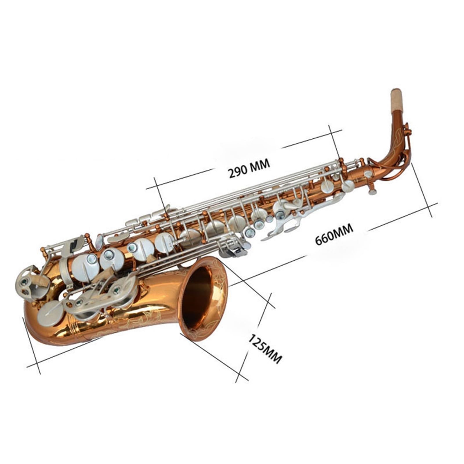Saksofon Dla Dorosłych Saksofon Altowy Es Dur Profesjonalny Instrument Dęty Vintage