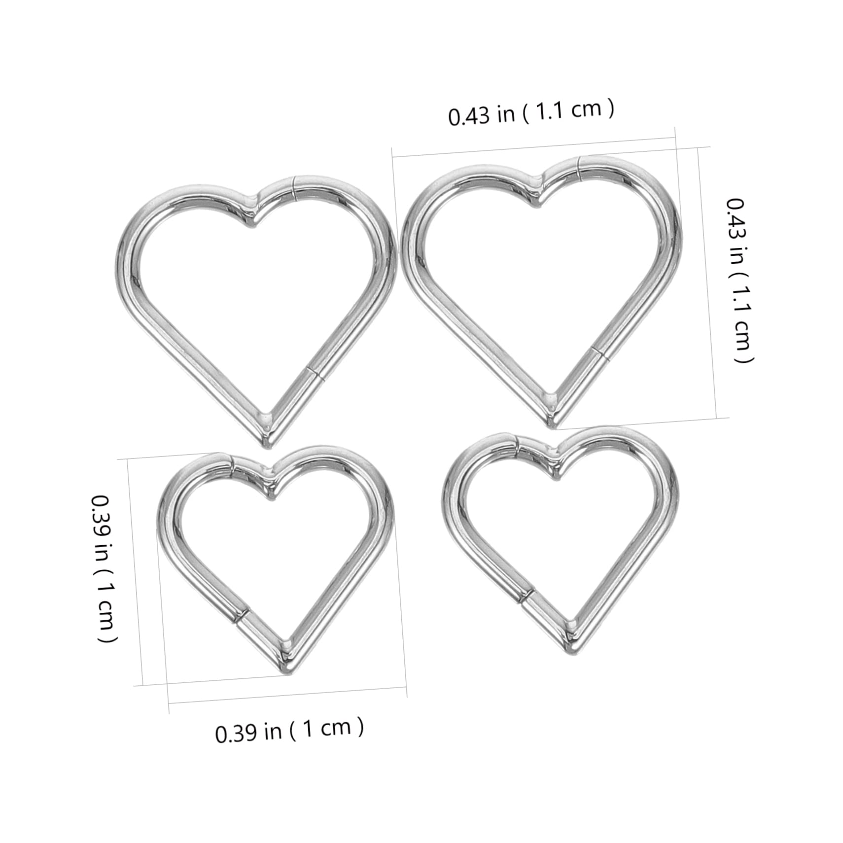 VALICLUD Anello Naso Gioielli per Il Corpo per Piercing da Donna Anelli Naso A Vite Piercing Naso Pircing Naso Gioielli per Piercing Naso Acciaio Titanio