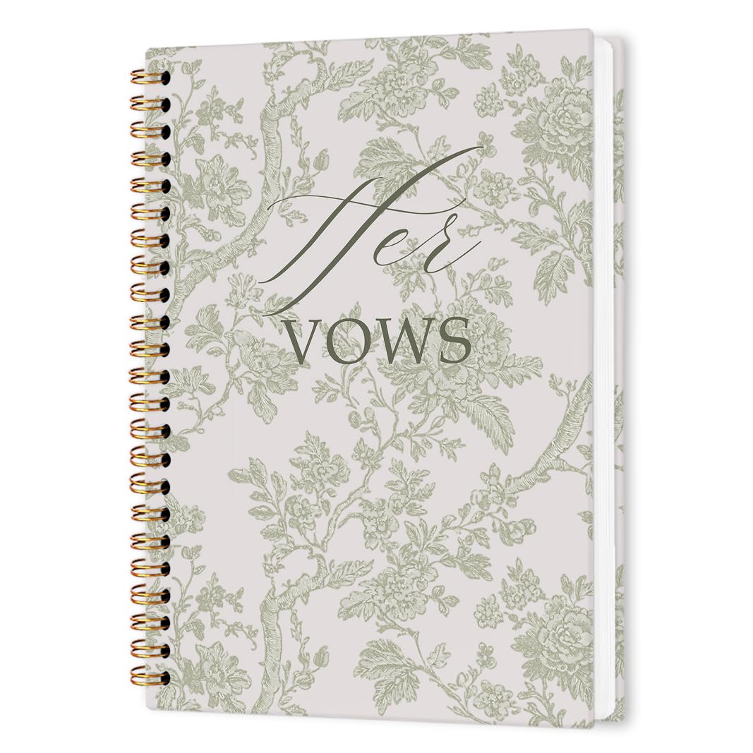 Carnet à spirales Her Vows carnet de notes mariage 14 x 21 cm - 8