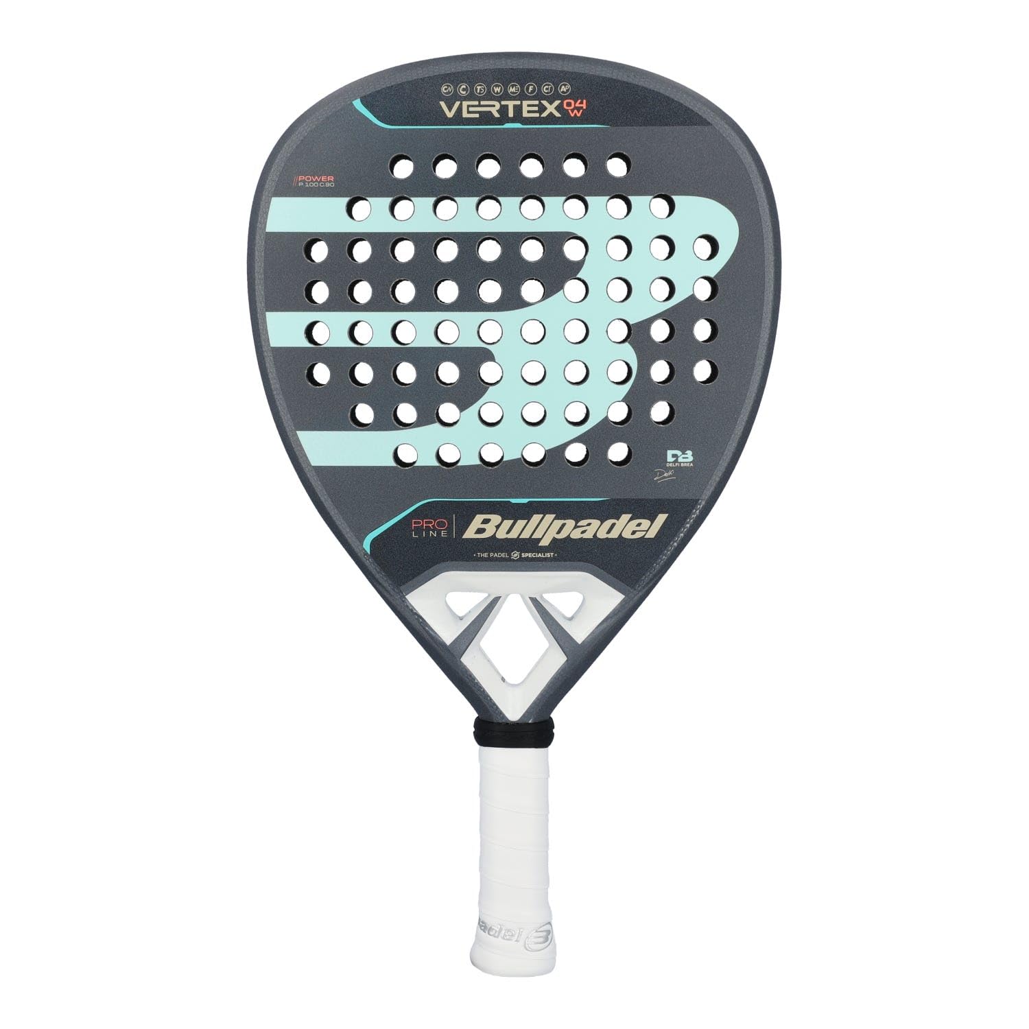 Bullpadel Vertex 04 Woman 24 Incordata: No G Racchette Da Padel Racchette Da Padel Blu Chiaro - Blu Scuro