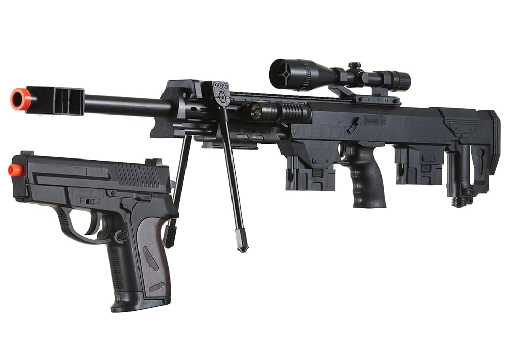 Amazon.com : GoldenBall Sniper 300 FPS Spring Airsoft Rifle