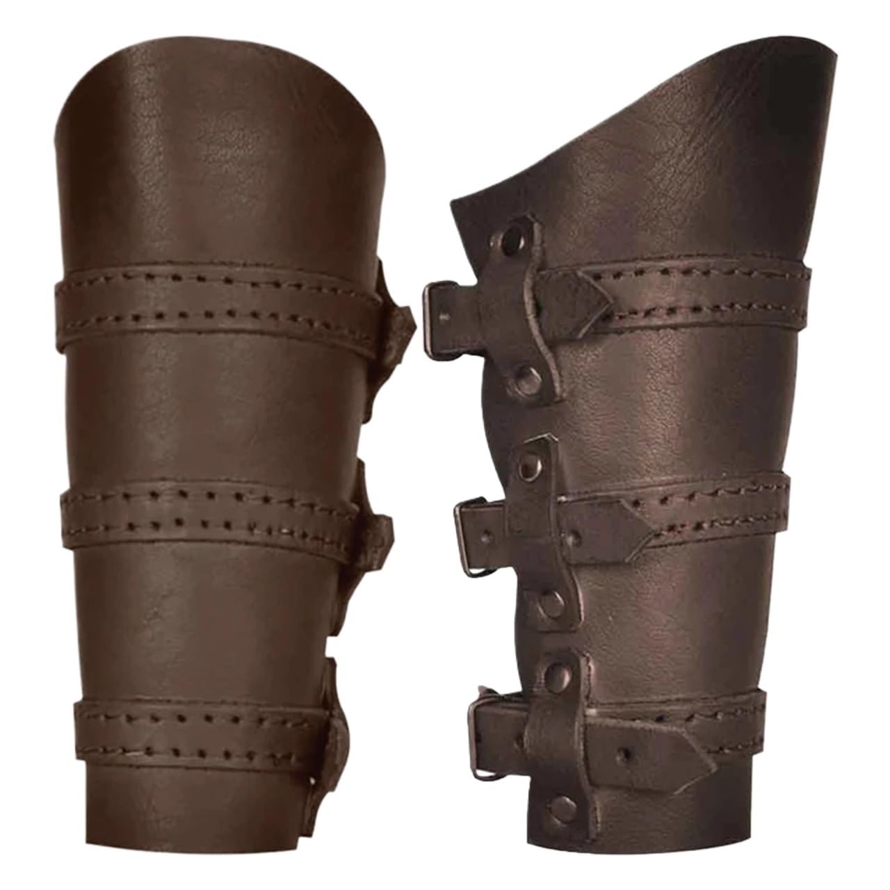 Brassard De Bras en Cuir Chevalier Viking Médiéval Vambrace pour protège-Bras
