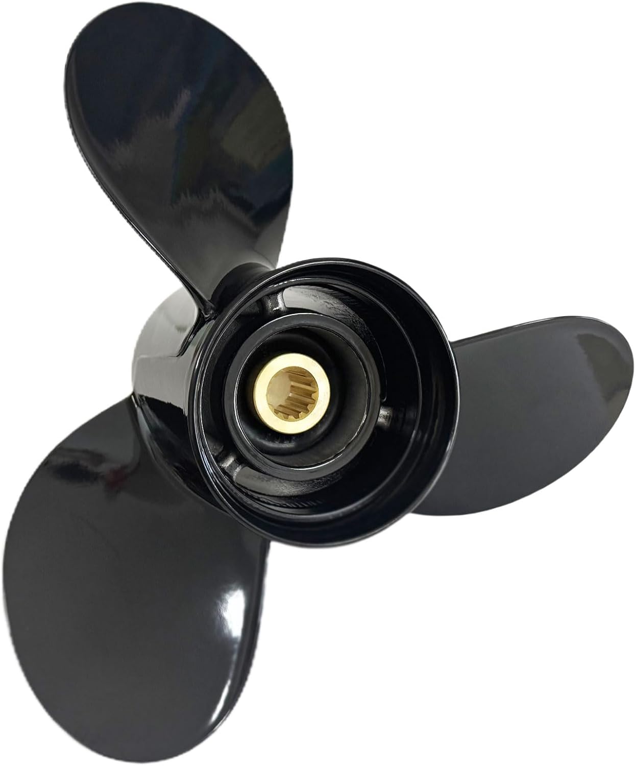 Boat Outboard Propeller 13 1/4 x 17 for Suzuki DF60 70 DT75 85 90 100 115 140 HP Engines, 13 Tooth Spline, 13 1/4x17 Pitch Aluminum Boat Motor Prop, 3 Blades, OEM No.58100-94512-019, RH (13.25x17)