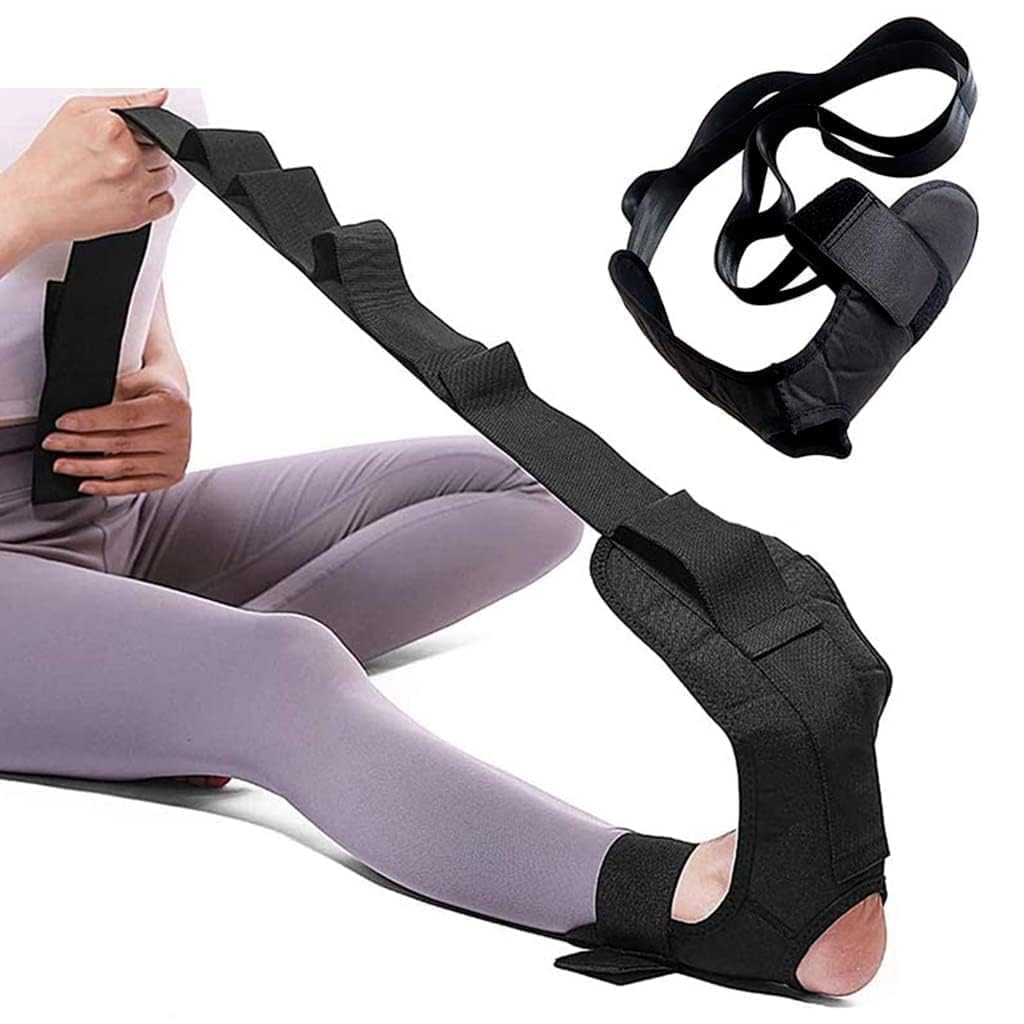 Yoga Stretching Strap, Ankle Ligament Stretcher Belt with Loops Ligament Stretch Band Fitness leg stretcher for Plantar Fascistic, Foot Stretch Assist for Hamstring, Flexibility (B0CP2KQ14V) Amazon Price History, Amazon Price Tracker