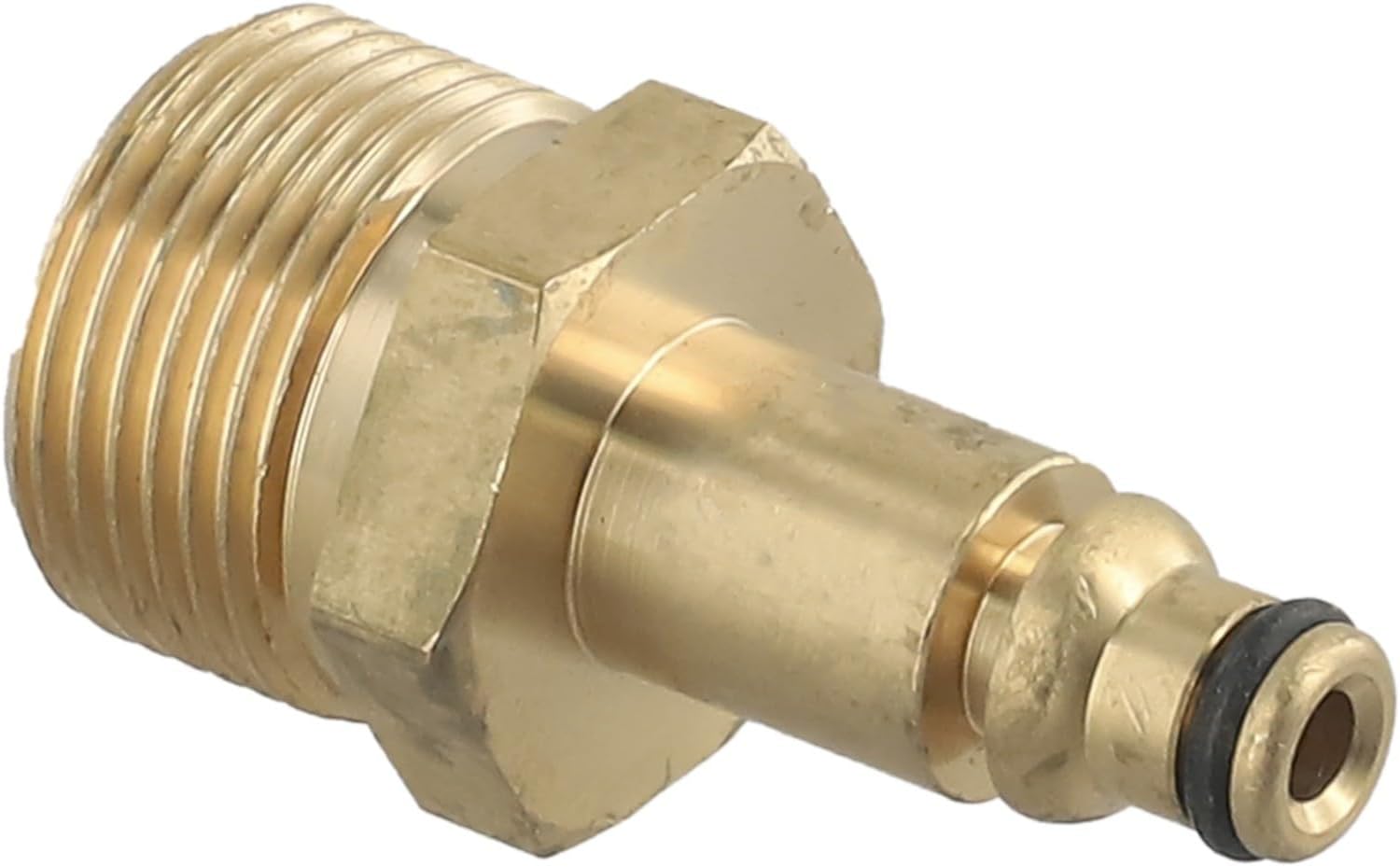 Gold M22 Adapter High Pressure Washer Hose Adapter Pressure Pipe Quick Connector Converter, Solid Brass Construction(For AR)