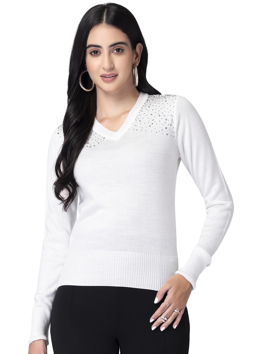 faballey Women's Acrylic Pullover Sweater-picture-37