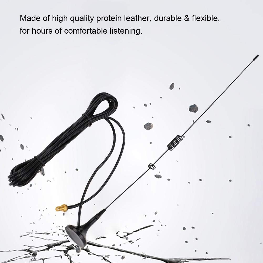 Antena Walkie Talkie, dwuzakresowa samochodowa antena radiowa VHF/UHF SMA Jack do UV-5R.