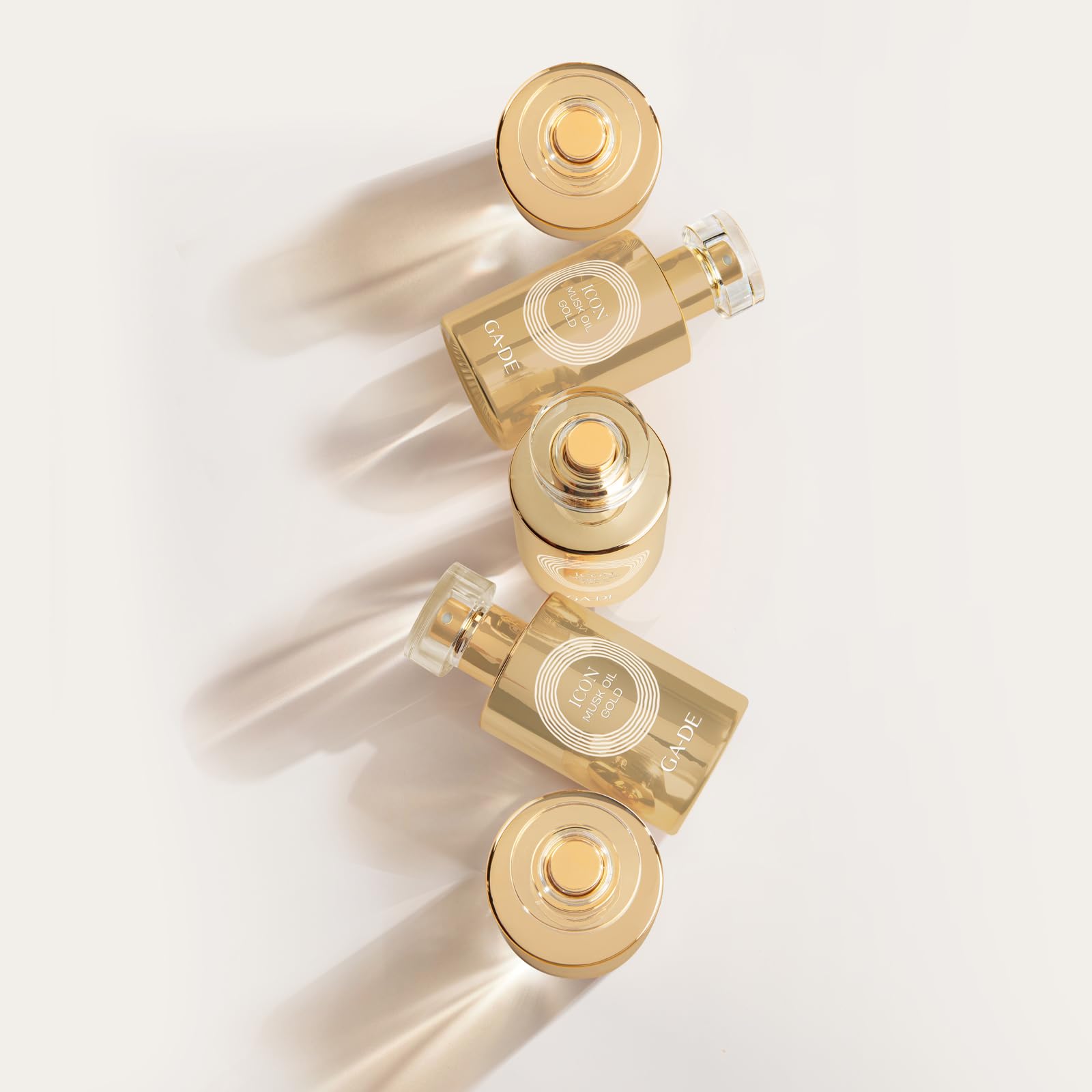 GA-DE Icon Musk Oil Gold EDP Spray perfumy dla kobiet - nuty mandarynki, czarnej porzeczki, jaśminu i paczuli - promieniuje pozytywną energią - 48 g