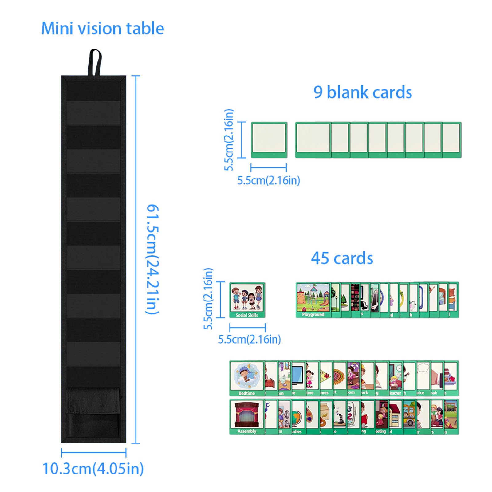 Tableau De Routine Quotidienne Pour Enfants - 45 Cartes Activités + 9 Vierges - Outil Visuel Pour Autonomie