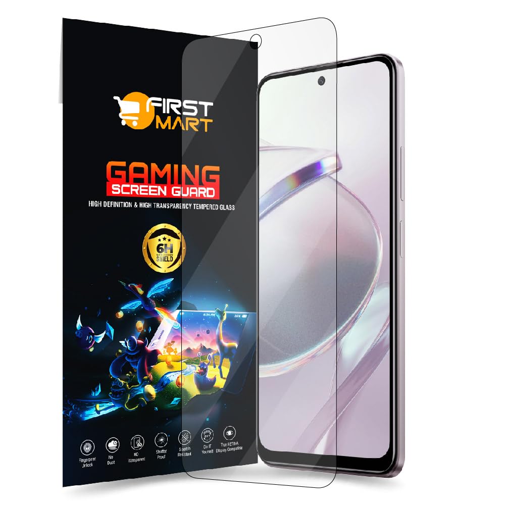 FIRST MART Screen Protector for Redmi 12 / Redmi 12 5G / Poco M6 Pro - Impossible Fiber Case Friendly Screen Protection & Installation Kit (Gaming Clear) (B0CD4DRTHS) Amazon Price History, Amazon Price Tracker