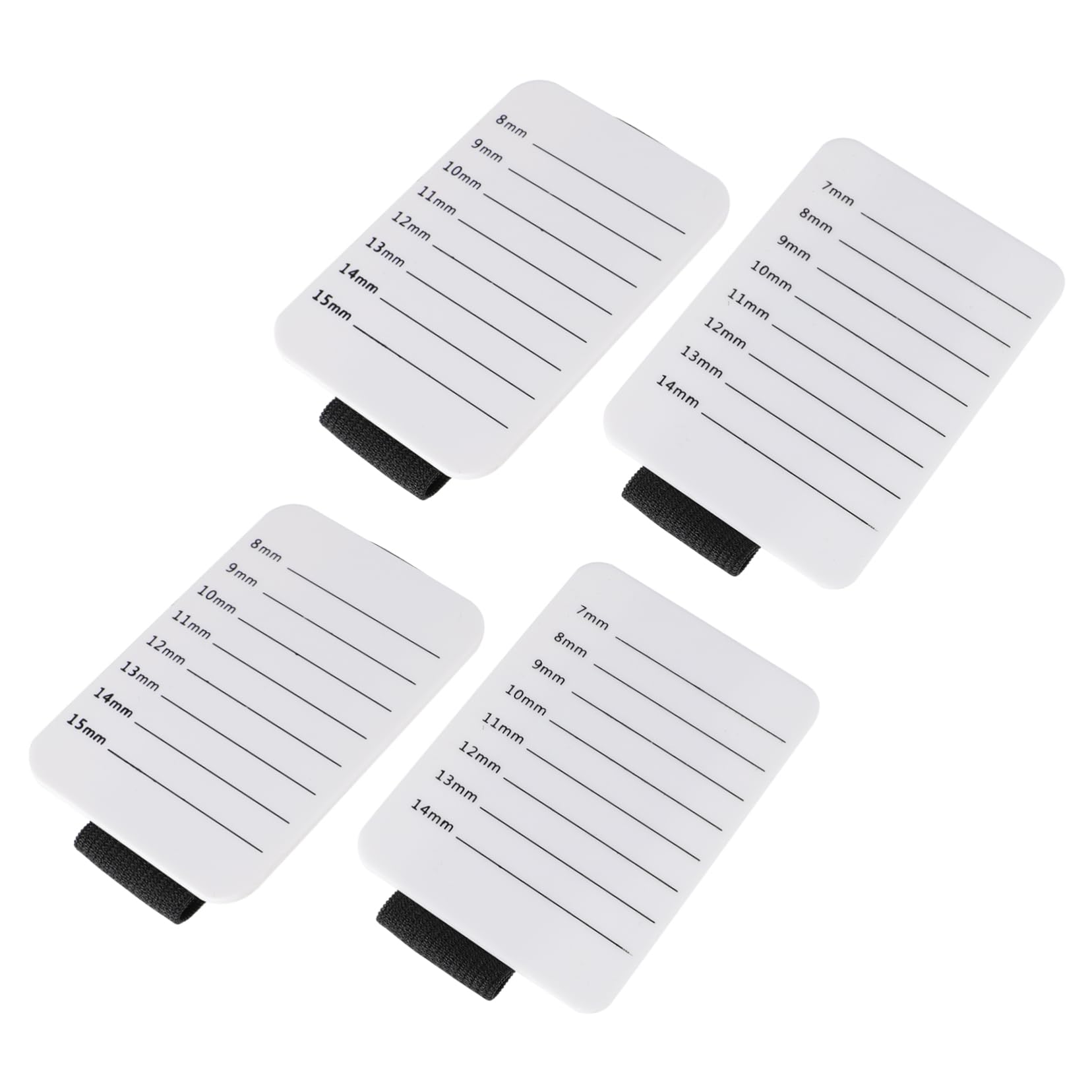 TOVINANNA 4pcs Lash Extension Pallet Holder with Hand Strap Eyelash Board for Lash Tech