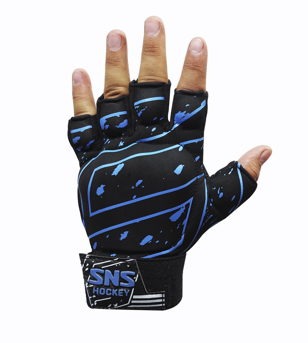 SNS Ultra Lite Hockey Glove (Blue, Medium)-image-17