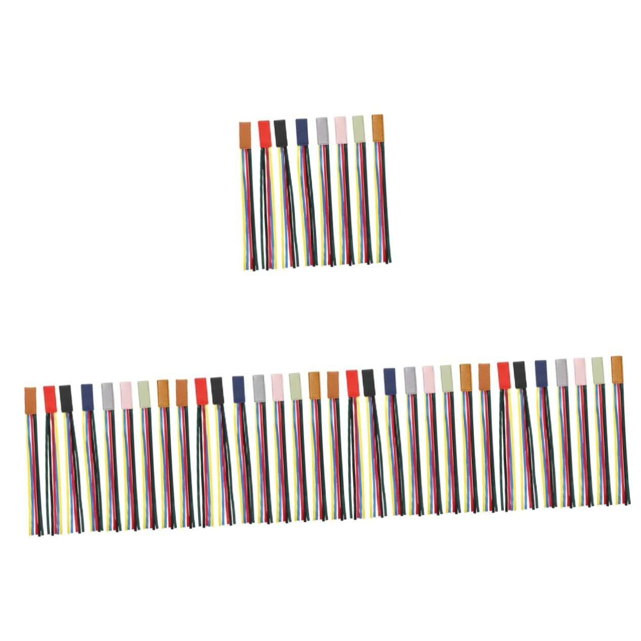 Gadpiparty 5 Sätze Lesezeichenband Zarte Lesezeichen Band-buchmarker Bunt Lesezeichen Mit Zierbändern Buchmarkierungen Mit Dem Etikettenband Ribbon -buchmarken Zum Lesen Leder 8 Stücke * 5