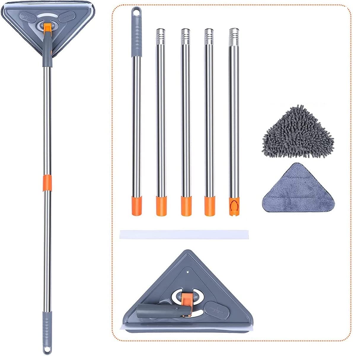 See full amazon price history chart for Clefairy Microfiber Dust Mop Dusting Tool Kits with Extension Pole 19” to 73” and 4 Replacement Pads, Floor Cleaning Wall Duster Ceiling Washer Baseboard Windows Cleaner Clefairy Microfiber Dust Mop Dusting Tool Kits with Extension Pole 19” to 73” and 4 Replacement Pads, Floor Cleaning Wall Duster Ceiling Washer Baseboard Windows Cleaner (B0BN8R4D5H) Amazon Price History, Amazon Price Tracker