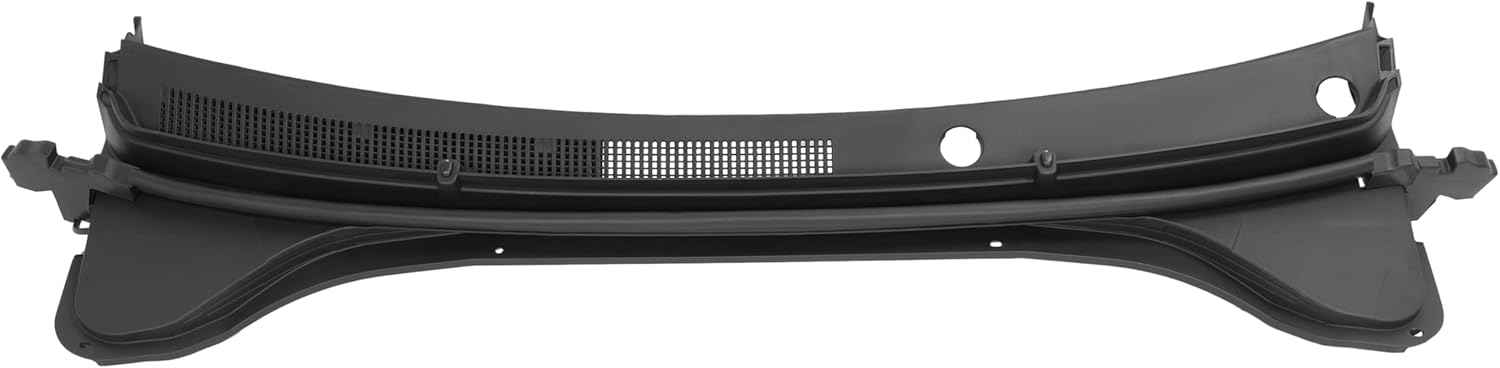 ALMULOO Windshield Wiper Cowl Panel Compatible with 2017-2018 Hyundai Elantra Replacement for 86150F3000 Air Inlet Grille Window Panel Cowl Cover PP Plastic