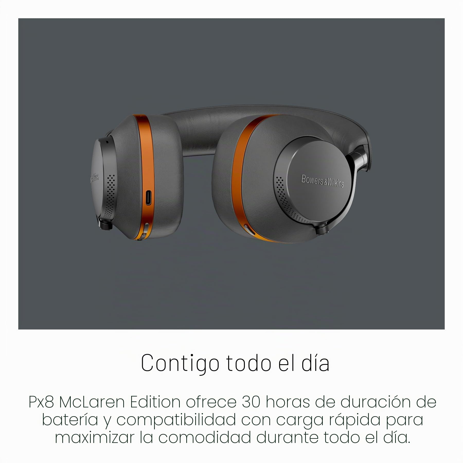 Bowers & Wilkins Px8 McLaren Edition Auriculares inalámbricos Bluetooth Cancelación de Ruido