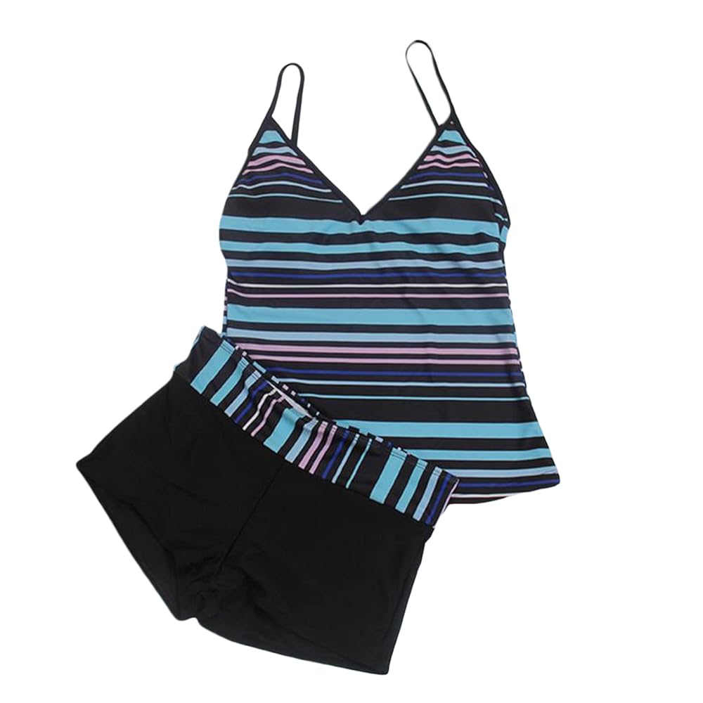 【新品未使用タグ付き】CLANE STRIPE SWIMWEAR Unique Vintage Rainbow Stripe Barbara One Piece Swimsuit
